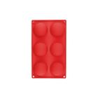 Forma Semi Esfera Vermelha 7Cm - Gmetc1-Red - Prime Chef