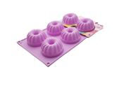 Forma Silicone Bolo Cupcake Retangular Doces Antiaderente