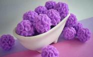 Forma Silicone Sabonete Resina 111 - Provence Esfera Rosas P 2 cav - Decore Artesanatos SP