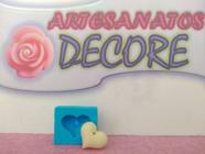 Forma Silicone Sabonete Resina 130 - Pingente Coração - Decore Artesanatos SP