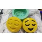 Forma Silicone Sabonete Resina 56 - Emoji Feliz