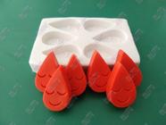 Forma Silicone Sabonete Resina 62 - Mini Gota Chuva De Amor 6 cav - Decore Artesanatos SP