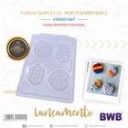 Forma Simples Semiprofissional para Chocolate BWB Pop It Divertido 2 (3667)