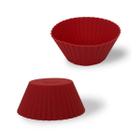 Formas de Silicone para Mini Cupcake Bolo Muffin Kit com 6 formas de 70 ml