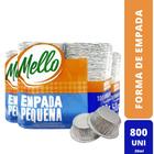 Forminha De Empada 50ml Descartável 800 unidades Forma De Alumínio