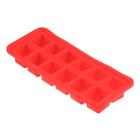 Forminha De Gelo Cozinha Freezer Faz 12 Cubos Fundo Silicone