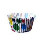Forminha para Cupcake Poá Colorido Circo - 45 Unidades
