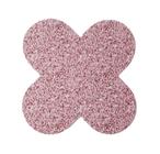 Forminha para doces 4 Pétalas Glitter Rosa - 50 unidades - NC Toys