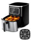 Forno Air Fryer Kitchen Elite 5,28L - 6 em 1 - Aço Inoxidável