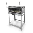 Forno de Lastro a Gás 70cm Metvisa 109 Litros Abertura Guilhotina FLGG70