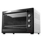 Forno Elétrico de Bancada Best 60 Litros 4 Resistências, Branco/Preto