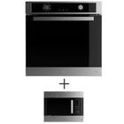 Forno Eletrico Embutir Oster 74L Black Inox 220V - OFOR7491 + Micro-ondas Embutir Oster 26 L Black Inox 110V - OMIC251