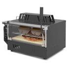 Forno Guilhotina a Gás GLP Acendimento Automático Bivolt Pizza Pães Inox Saro