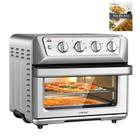 Forno torradeira Air Fryer COSTWAY 21.5 QT 1800W 7 em 1 inoxidável