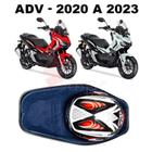 Forração Honda ADV 150 Baú Acessório Forro Azul Scooter