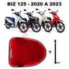 Forração Honda Biz 20 21 Baú Forro Vermelho + 1 Antena