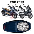 Forração Honda Pcx 160 2023 Acessório Forro Azul + Divisória