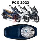 Forração Honda Pcx Dlx 2023 Acessório Forro Azul + Divisória