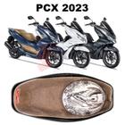 Forração Honda Pcx Dlx 2023 Acessório Forro Baú Bege