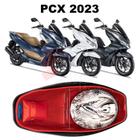 Forração Pcx Dlx 2023 Forro Standard Vermelho + Divisória