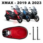 Forração Xmax 250 Forro Vermelho + Divisória G + 2 Antena