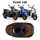 Forração Yamaha Fluo 125 Baú Forro Marrom Scooter Acessório