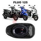 Forração Yamaha Fluo 125 Baú Forro Premium Acessório Preto - Jaspe Ateliê