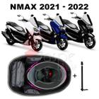 Forração Yamaha Nmax 2021 Baú Forro Premium Preto + 1 Antena