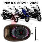 Forração Yamaha Nmax 2021 Forro Standard Marrom + 1 Antena - Jaspe Ateliê