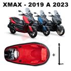 Forração Yamaha Xmax 250 Forro Premium Vermelho + 1 Antena - Jaspe Ateliê