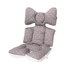 Forro da almofada do assento do bebê para o carrinho de bebê - macio e respirável, 3D Air Mesh Cotton Universal Baby Stroller Almofada (Cruz cinzenta)