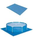 Forro Lona para proteção fundo piscina Forte 4x4 Mts - IK300 Micras