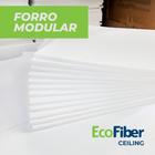Forro Modular PET Ecofiber Ceiling Stone White 625X625x20mm valor por placa