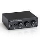 Fosi Audio Q4 Mini Amplificador DAC Estéreo 24 b 192 kHz USB Óptico Coaxial para Colunas