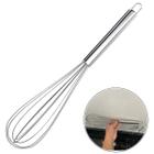 Fouet Misturador Batedor de Claras e Massas Bolos Profissional Em Aço Inox Utensílio Uso Culinário Confeitar 45cm