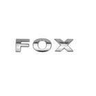 Fox Logotipo Tampa Traseira Cromo Vw Novo Original