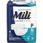 Fralda Adulto Mili Vita Care Premium P 10 Unidades - Mili
