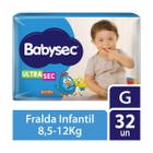 Fralda BabySec Galinha Pintadinha Ultra Sec Mega G - 32 UN