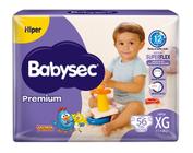 Fralda Babysec Premium Hiper Xg 56 Unidades