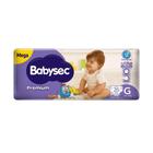 Fralda Babysec Premium Mega G com 26 unidades - 8,5 a 12kg