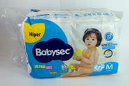 Fralda BabySec Ultrasec Hiper Tam M 5 a 9,5kg com 72 Unidades.