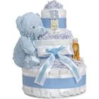 Fralda Cake Lil' Baby Cakes Boy Blue com 42 fraldas Swaddler