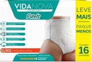 Fralda Calça vestir calcinha Geriatrica vida nova pants pos parto G/XG 16 unidades