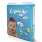 Fralda Capricho Baby M Hiper Com 70 Unidades