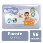 Fralda Capricho Bummis 1 Pacote Tamanho P Com 56 Unidades - 3,5 á 5 Kg