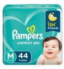 Fralda Confort Sec M 44un - Pampers