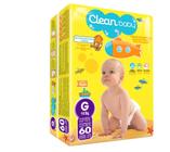 Fralda Descartavel G com 60un Clean Baby