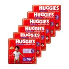 Fralda Descartável Huggies Roupinha Supreme Tamanho XG - 6 Pacotes com 24 Fraldas - Total 144 Tiras