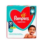 Fralda Descartável Infantil Pampers Supersec XXG Pacote 30 Unidades