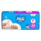 Fralda Descartavel Infantil Ultra Seca Mili P Pacote 24